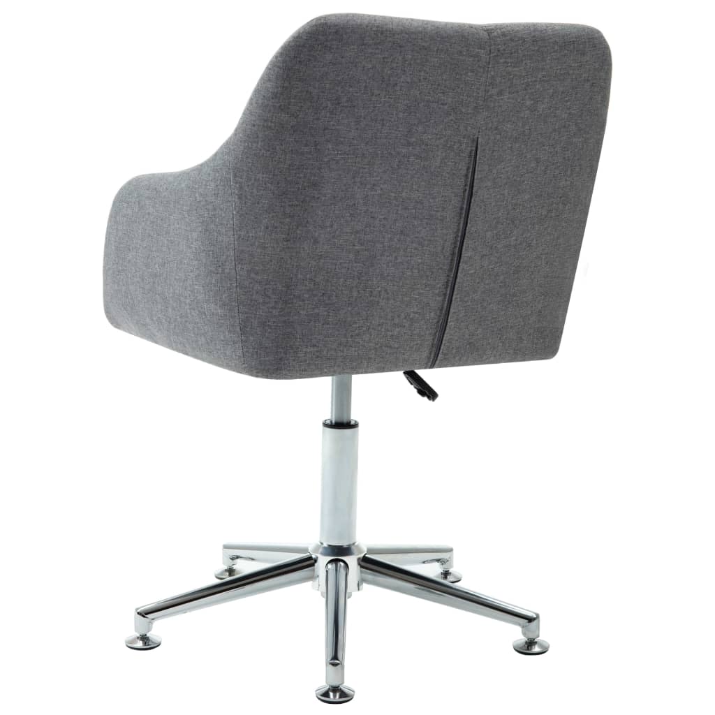 8719883596877_g_en_hd_3 vidaXL Swivel Dining Chair Light Grey Fabric - Image 4