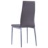 vidaXL Five Piece Dining Set Grey - Image 10