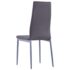 vidaXL Seven Piece Dining Set Grey - Image 10