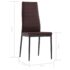 vidaXL Five Piece Dining Set Brown - Image 13