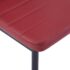 vidaXL Five Piece Dining Set Wine Red - Image 12
