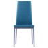 vidaXL Five Piece Dining Set Blue - Image 8