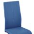 vidaXL Cantilever Dining Chairs 2 pcs Blue Faux Leather - Image 6