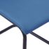 vidaXL Cantilever Dining Chairs 2 pcs Blue Faux Leather - Image 7