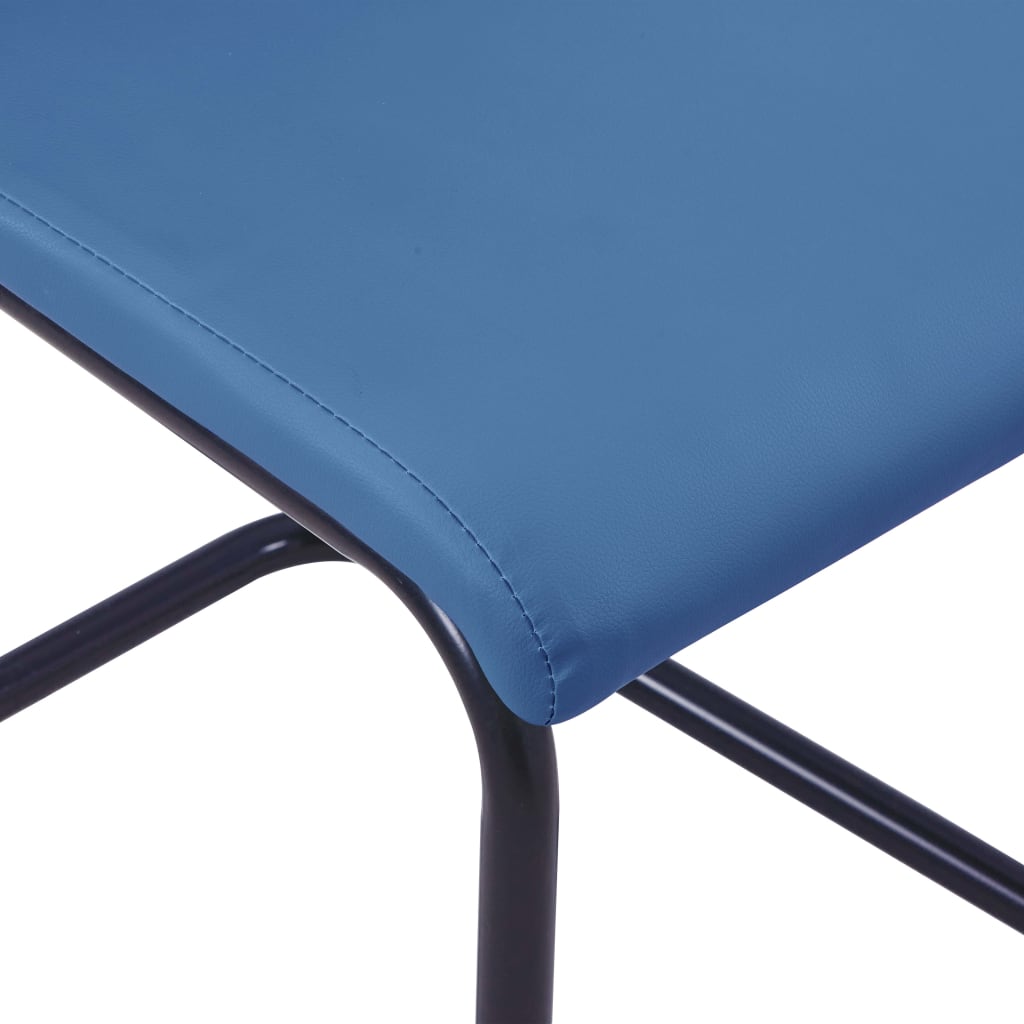 8719883599687_g_en_hd_6 vidaXL Cantilever Dining Chairs 2 pcs Blue Faux Leather - Image 7