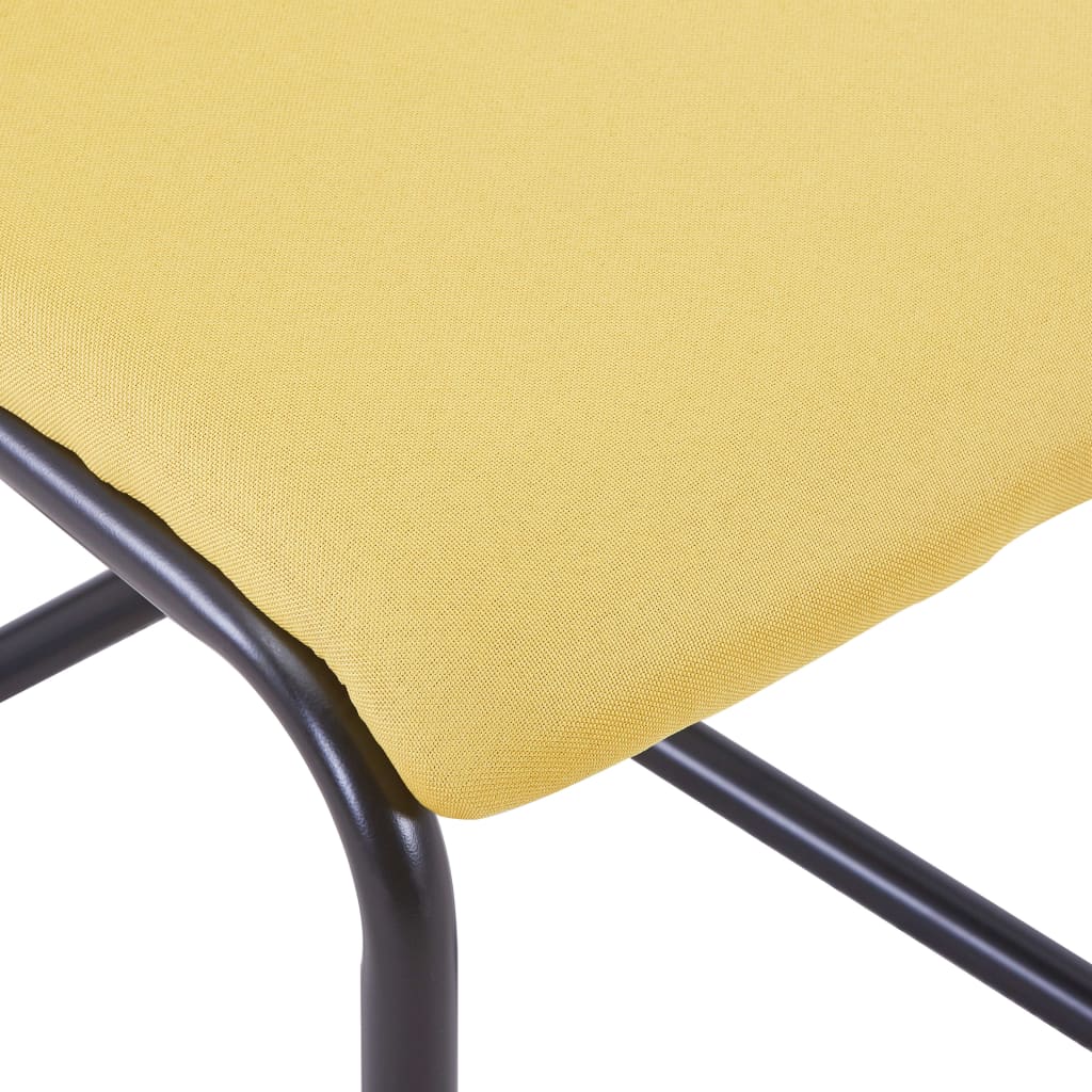8719883600185_g_en_hd_5 vidaXL Cantilever Dining Chairs 2 pcs Yellow Fabric - Image 6