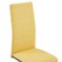 vidaXL Cantilever Dining Chairs 2 pcs Yellow Fabric - Image 7