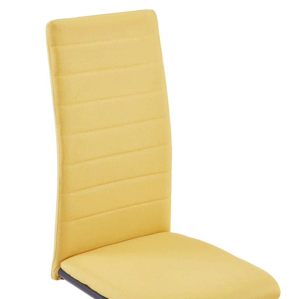 8719883600185_g_en_hd_6 vidaXL Cantilever Dining Chairs 2 pcs Yellow Fabric - Image 7