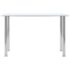vidaXL Dining Table Transparent 120x60x75 cm Tempered Glass - Image 2