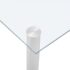 vidaXL Dining Table Transparent 120x60x75 cm Tempered Glass - Image 4