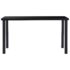 vidaXL Dining Table Black 140x70x75 cm Tempered Glass - Image 2