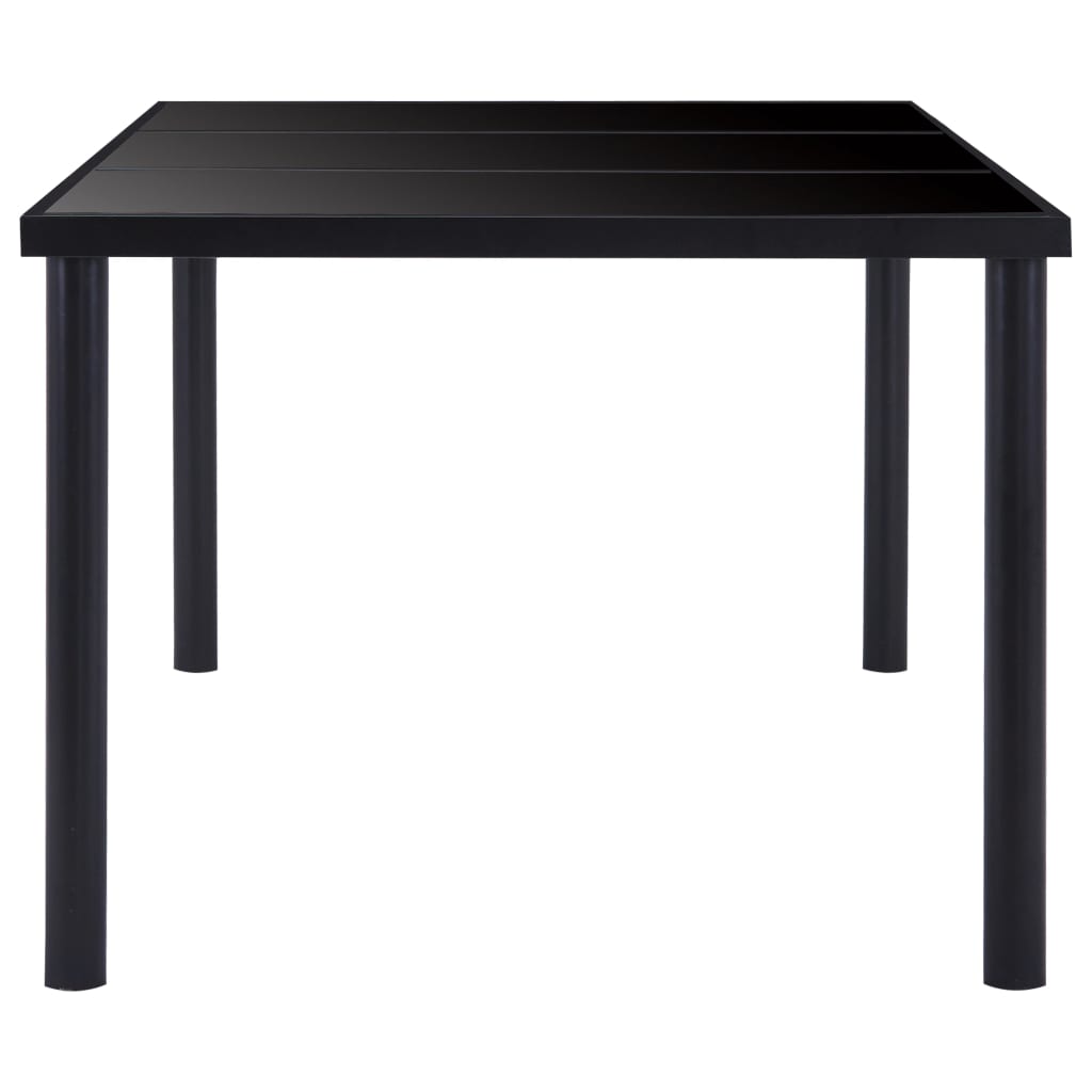 8719883600550_g_en_hd_2 vidaXL Dining Table Black 160x80x75 cm Tempered Glass - Image 3