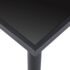vidaXL Dining Table Black 160x80x75 cm Tempered Glass - Image 4