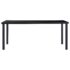 vidaXL Dining Table Black 180x90x75 cm Tempered Glass - Image 2