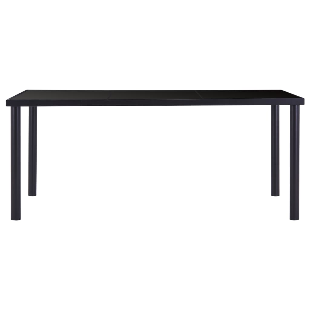 8719883600567_g_en_hd_1 vidaXL Dining Table Black 180x90x75 cm Tempered Glass - Image 2