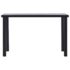 vidaXL Dining Table Black and Concrete Grey 120x60x75 cm MDF - Image 2