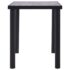 vidaXL Dining Table Black and Concrete Grey 120x60x75 cm MDF - Image 3
