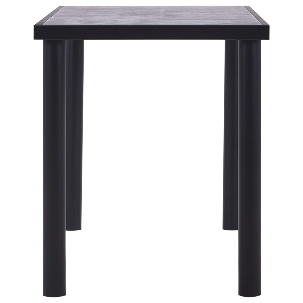 8719883600581_g_en_hd_2 vidaXL Dining Table Black and Concrete Grey 120x60x75 cm MDF - Image 3
