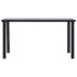 vidaXL Dining Table Black and Concrete Grey 140x70x75 cm MDF - Image 2