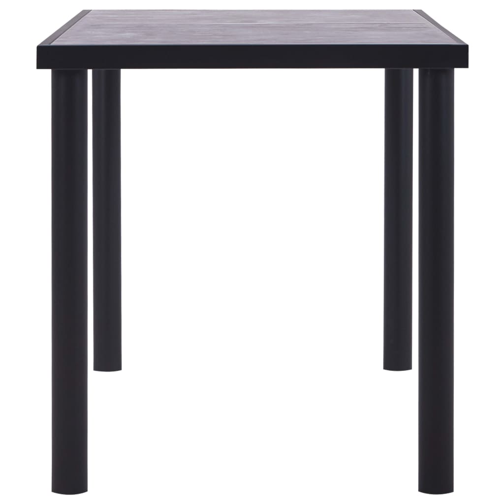 8719883600598_g_en_hd_2 vidaXL Dining Table Black and Concrete Grey 140x70x75 cm MDF - Image 3