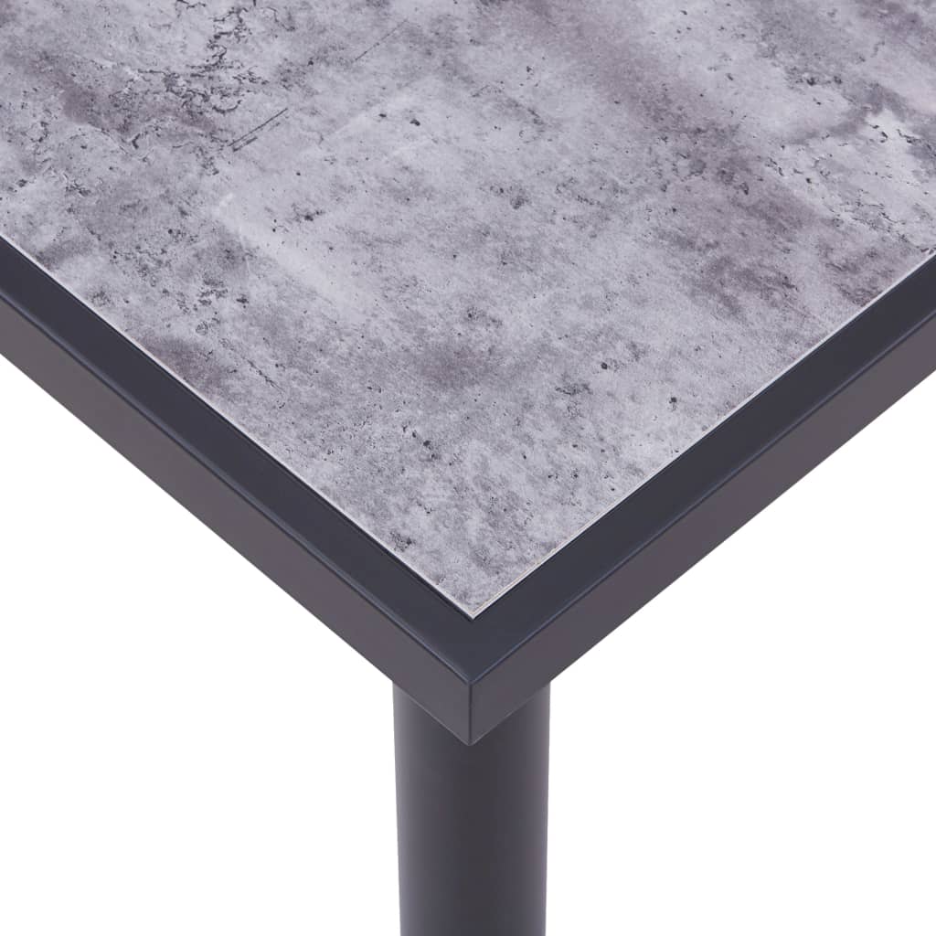 8719883600598_g_en_hd_3 vidaXL Dining Table Black and Concrete Grey 140x70x75 cm MDF - Image 4