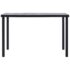 vidaXL Dining Table Black and Concrete Grey 160x80x75 cm MDF - Image 2