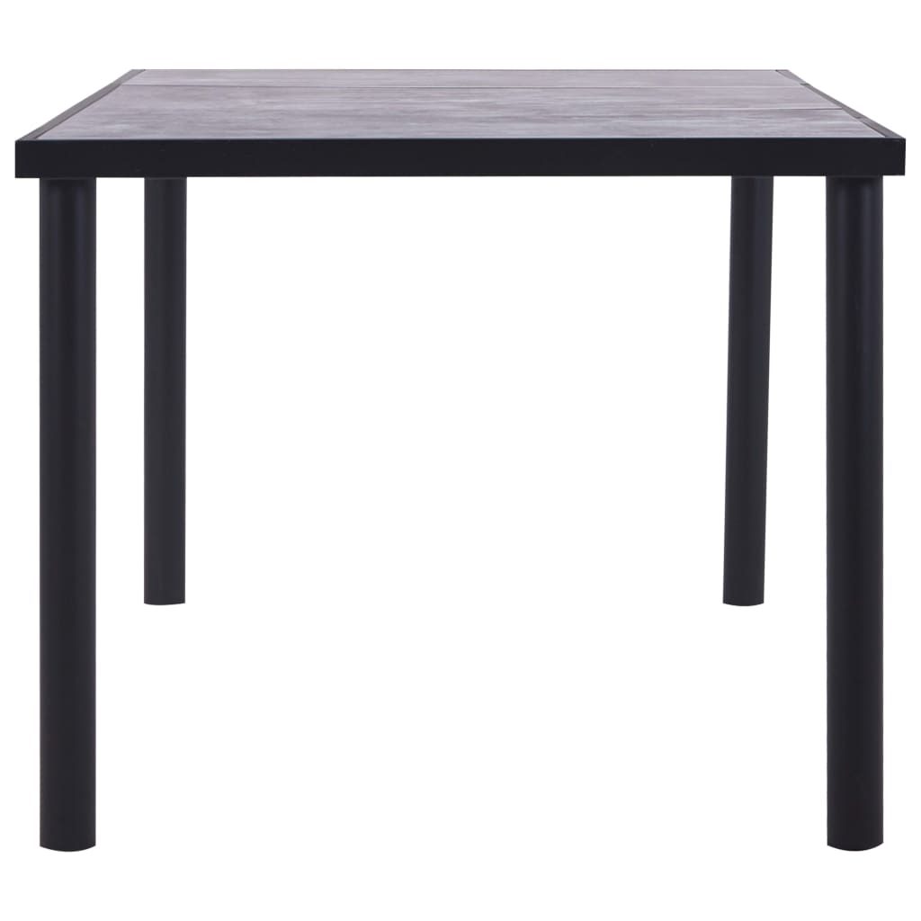 8719883600628_g_en_hd_2 vidaXL Dining Table Black and Concrete Grey 200x100x75 cm MDF - Image 3