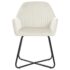 vidaXL Dining Chairs 2 pcs Cream Velvet - Image 3