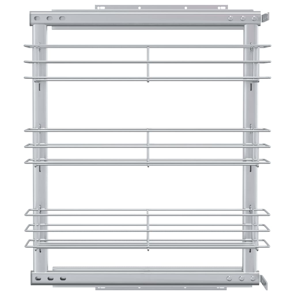 8719883607832_g_en_hd_2 vidaXL 3-Tier Pull-out Kitchen Wire Basket Silver 47x15.5x55.5 cm - Image 4