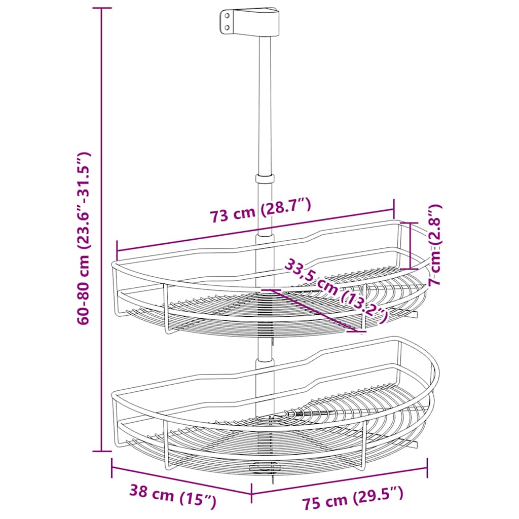 8719883607870_g_en_hd_8 vidaXL 2-Tier Kitchen Wire Basket Silver 180 Degree 75x38x80 cm - Image 10