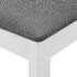 vidaXL Dining Chairs with Cushions 6 pcs White Solid Wood - Image 6