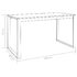 vidaXL Computer Desk Black 120x60x70 cm - Image 8