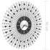 vidaXL Wall Clock Metal 43 cm Black - Image 7