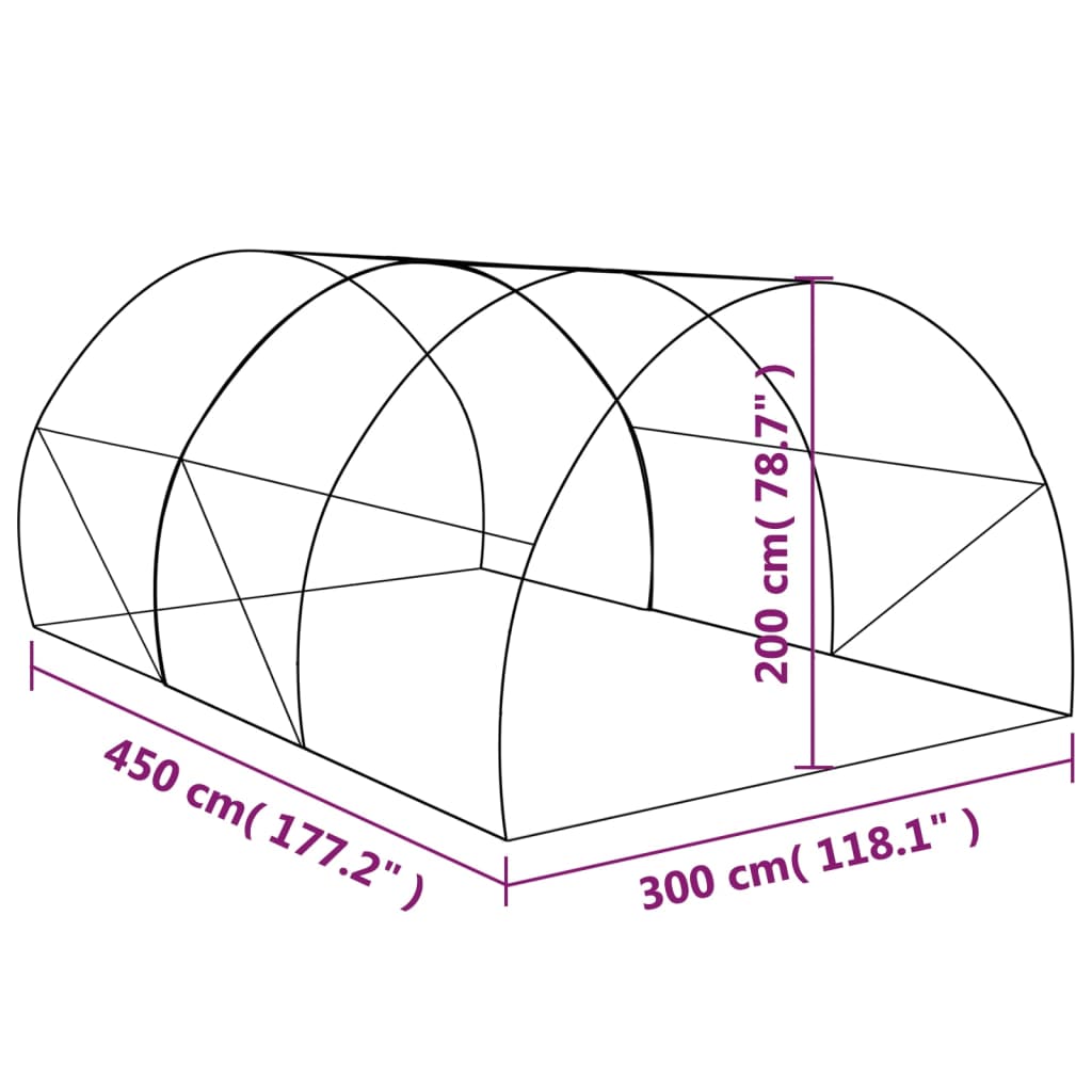 8719883609201_g_en_hd_11 vidaXL Greenhouse 13.5 m² 450x300x200 cm - Image 13