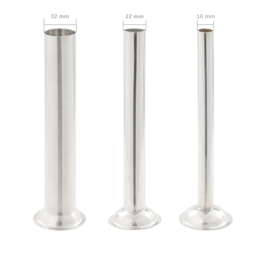 8719883609386_g_en_hd_7 vidaXL Manual Sausage Stuffer Silver 3 L Stainless Steel - Image 8