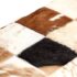 vidaXL Bench 110 cm Brown Patchwork Genuine Goat Leather - Image 4