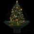 vidaXL Snowing Christmas Tree with Umbrella Base Green 75 cm - Image 4