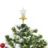 vidaXL Snowing Christmas Tree with Umbrella Base Green 75 cm - Image 5