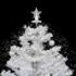 vidaXL Snowing Christmas Tree with Umbrella Base White 75 cm - Image 6