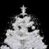 vidaXL Snowing Christmas Tree with Umbrella Base White 75 cm - Image 7