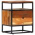 vidaXL Bedside Cabinet 40x30x50 cm Solid Reclaimed Wood and Steel - Image 11