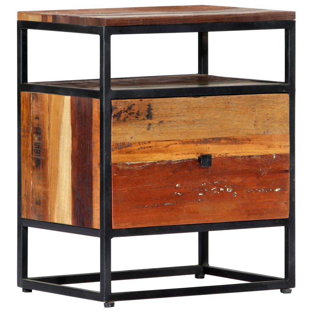 8719883665962_g_en_hd_11 vidaXL Bedside Cabinet 40x30x50 cm Solid Reclaimed Wood and Steel - Image 12