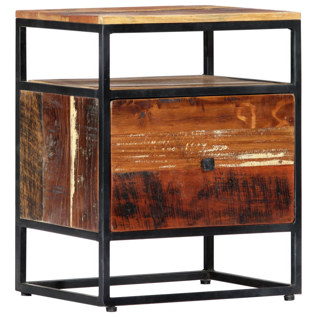 8719883665962_g_en_hd_12 vidaXL Bedside Cabinet 40x30x50 cm Solid Reclaimed Wood and Steel - Image 13