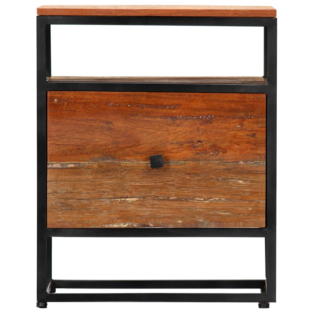8719883665962_g_en_hd_3 vidaXL Bedside Cabinet 40x30x50 cm Solid Reclaimed Wood and Steel - Image 4