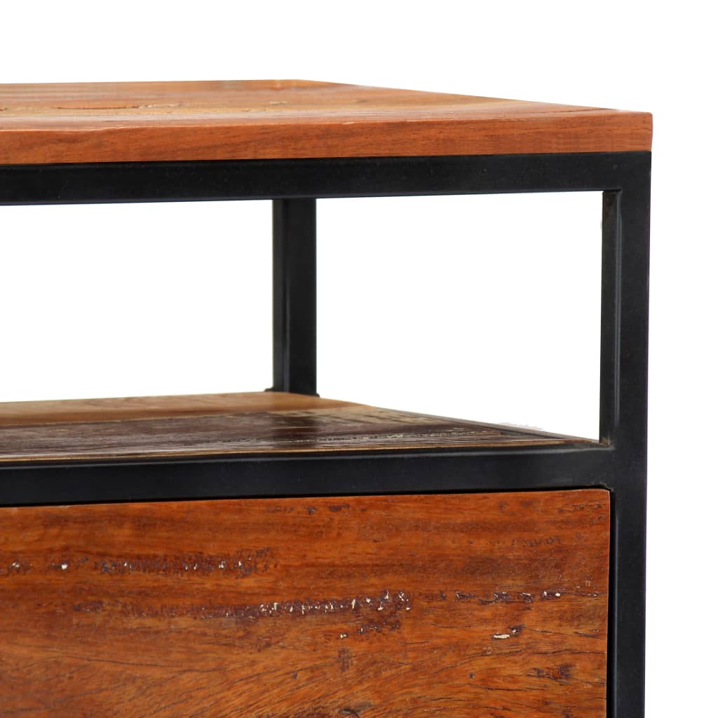 8719883665962_g_en_hd_5 vidaXL Bedside Cabinet 40x30x50 cm Solid Reclaimed Wood and Steel - Image 6