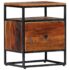 vidaXL Bedside Cabinet 40x30x50 cm Solid Reclaimed Wood and Steel - Image 10