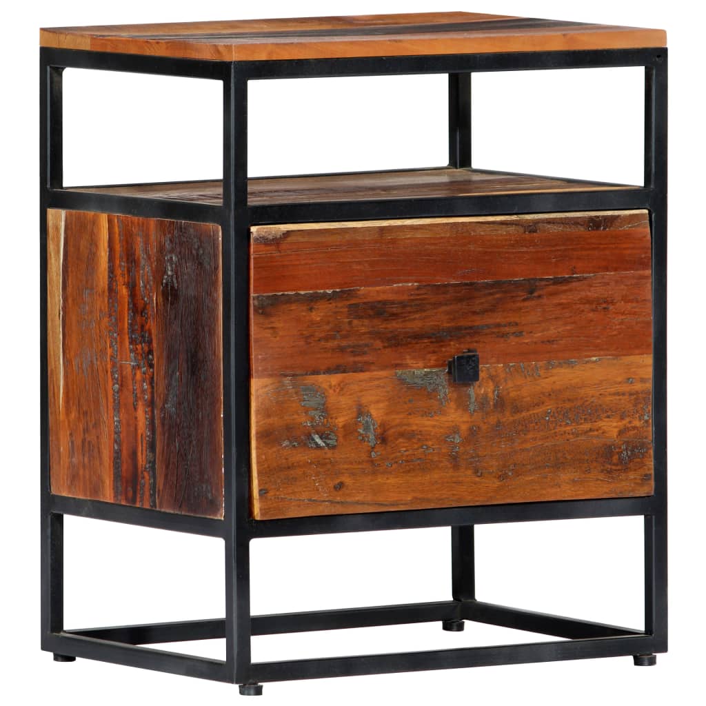 8719883665962_g_en_hd_9 vidaXL Bedside Cabinet 40x30x50 cm Solid Reclaimed Wood and Steel - Image 10