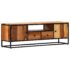 vidaXL TV Cabinet 120x30x40 cm Solid Reclaimed Wood and Steel - Image 13