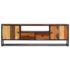 vidaXL TV Cabinet 120x30x40 cm Solid Reclaimed Wood and Steel - Image 4