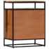 vidaXL Side Cabinet 60x35x76 cm Solid Reclaimed Wood and Steel - Image 2